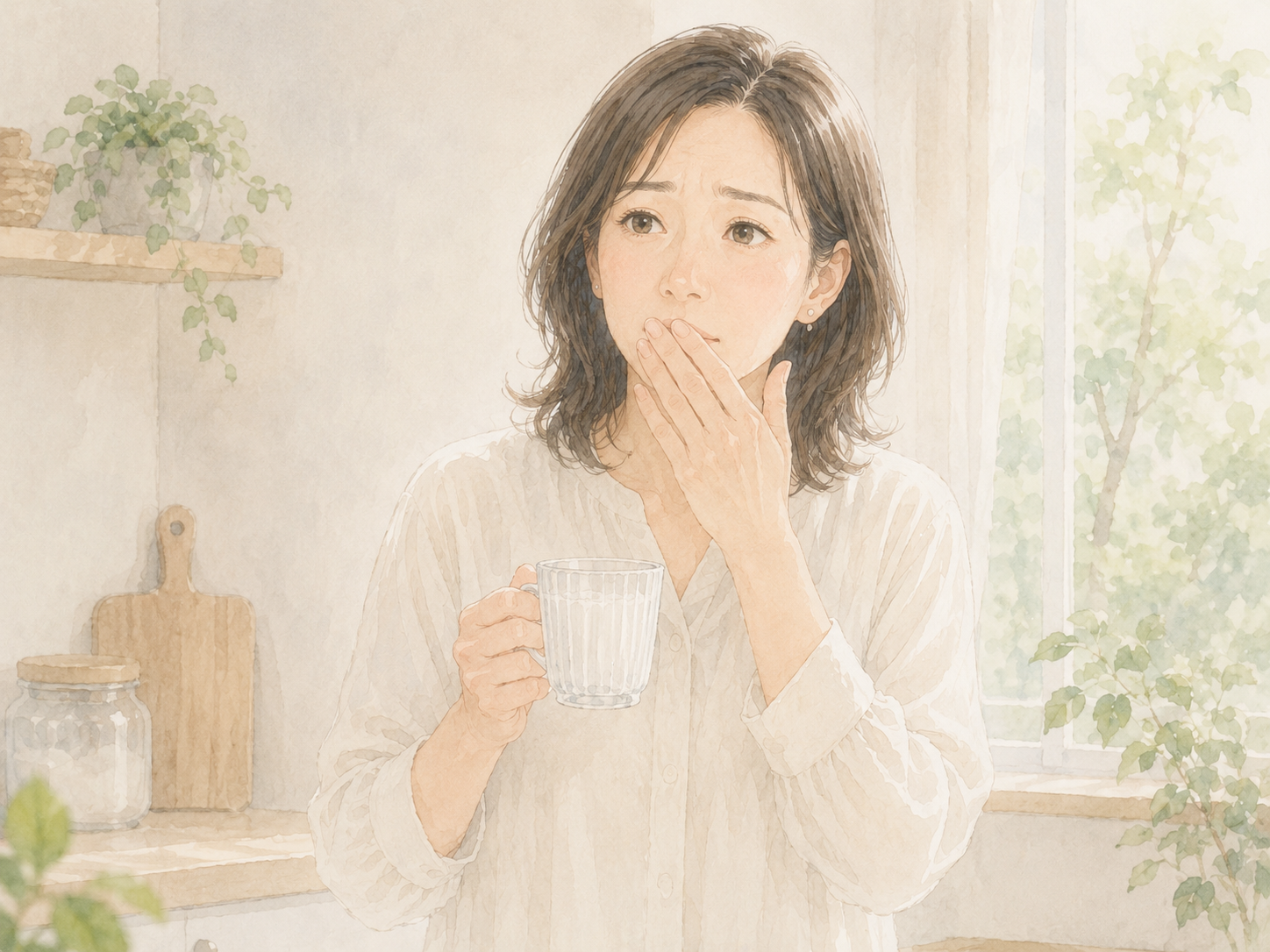 水は飲んでるのに、口が気になる人へ。見落としがちな“飲み物”の話