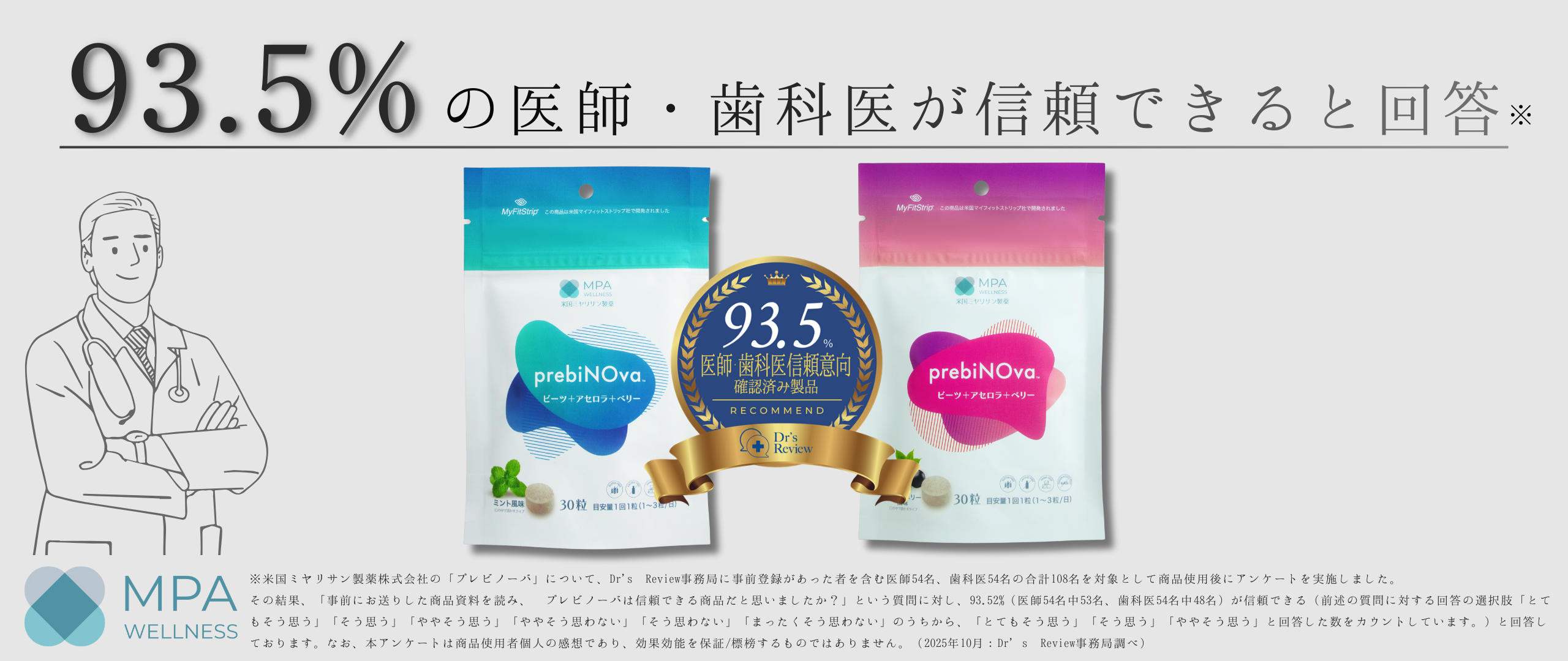 医師・歯科医が信頼できると回答